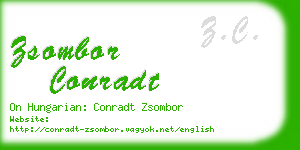 zsombor conradt business card